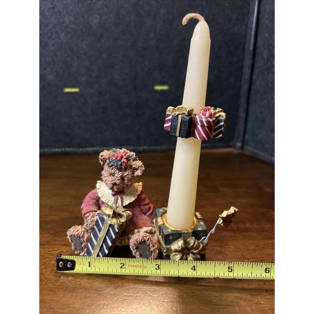 Resin‎ Christmas Bear/Present Candle Base/Climber/Candle